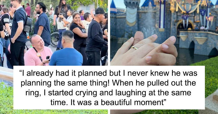 Disneyland Works Its Magic As Man Proposing To His Boyfriend Gets Proposed To Back