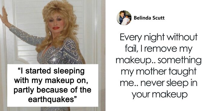 Dolly Parton Has Been Sleeping With Full-On Makeup On Since The ‘80s