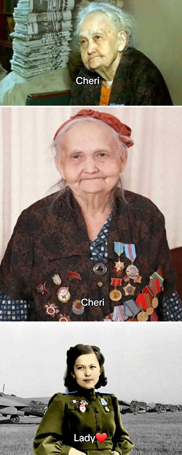 Elderly-Woman-Now-Then-Cheri-Lady-Tiktok-Trend
