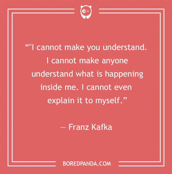 Franz Kafka existentialism quote