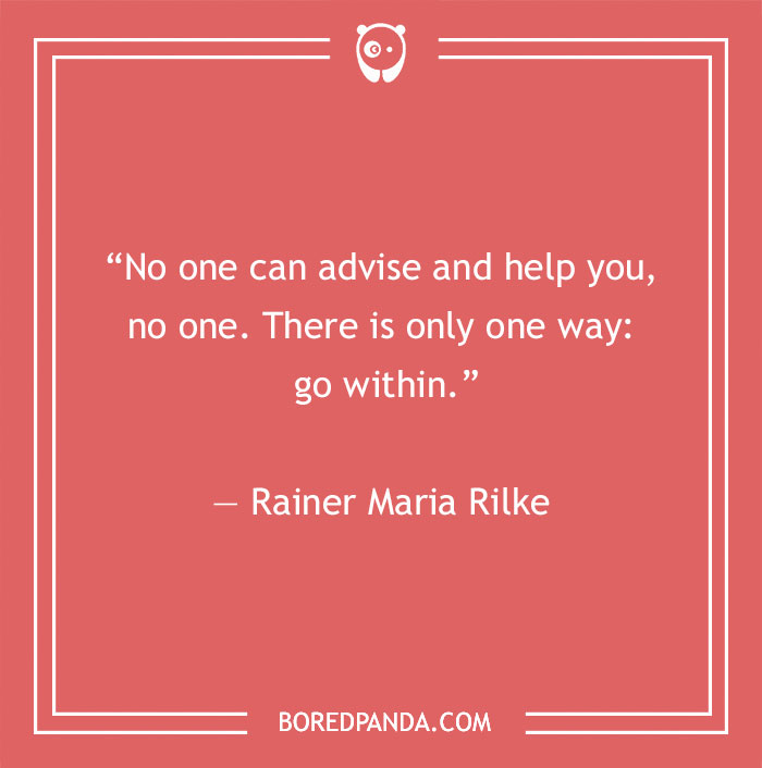 Rainer Maria Rilke existentialism quote