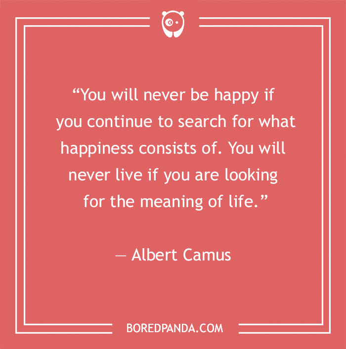 Albert Camus existentialism quote