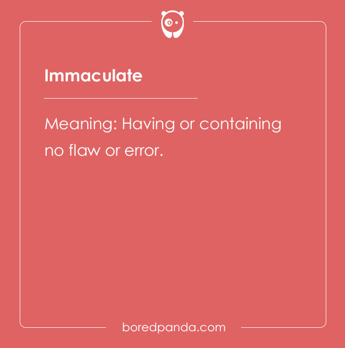 The meaning of immaculate