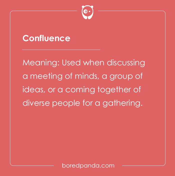 The meaning of word confluence