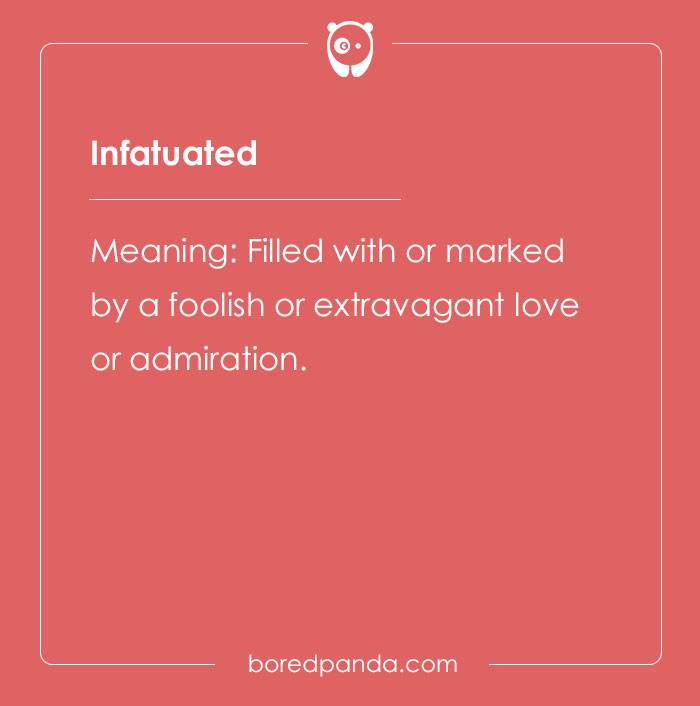 The meaning of word inflatuated