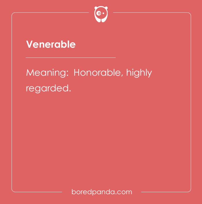 The meaning of venerable