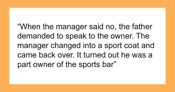 Family Comes To Eat At Sports Bar, Demands That Sports Not Be Shown On Any Of The TVs
