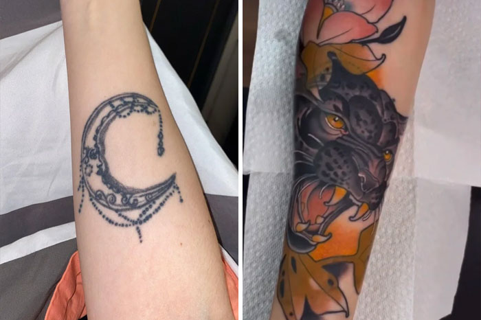 Blast Over Tattoo Before & After