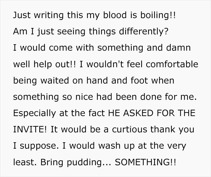 "My Blood Is Boiling": Woman Gets Sick And Tired Of Her Friend Inviting Himself To Dinner "My Blood Is Boiling": Woman Gets Sick And Tired Of Her Friend Inviting Himself To Dinner