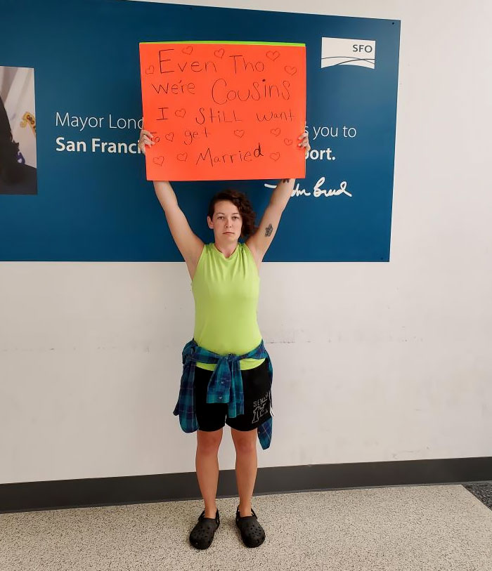 Friend Showed Up To Airport To Pick Up A Male Roommate