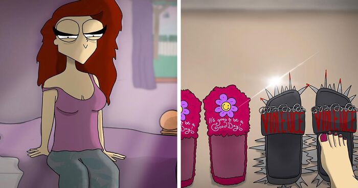 Hilarious And Slightly Naughty Comics That You Might Want To Keep To Yourself By This Artist (40 Pics)