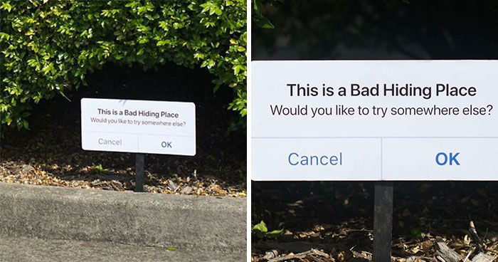Artist Places Funny Signs In His City And They Look Like Art Installations (28 New Pics)