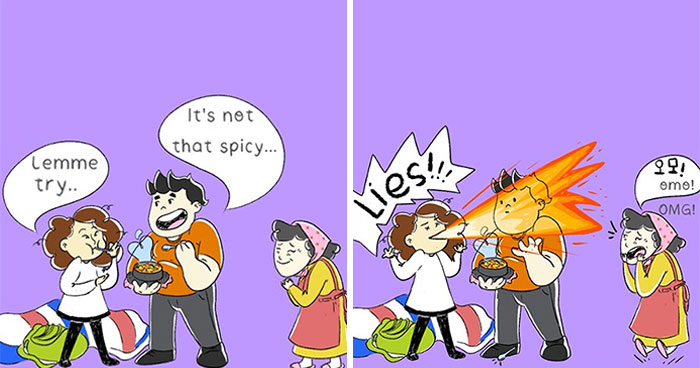 I Create Comics Depicting My Life After Moving To South Korea