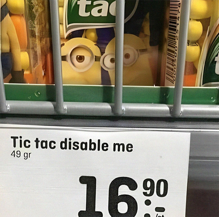 Tic Tacs Disable Me