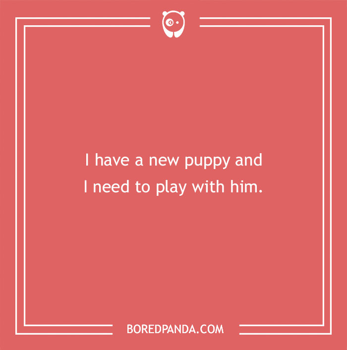 Funny excuse text on a red background from the most far-fetched funny excuses people used trying to pull a sickie article.