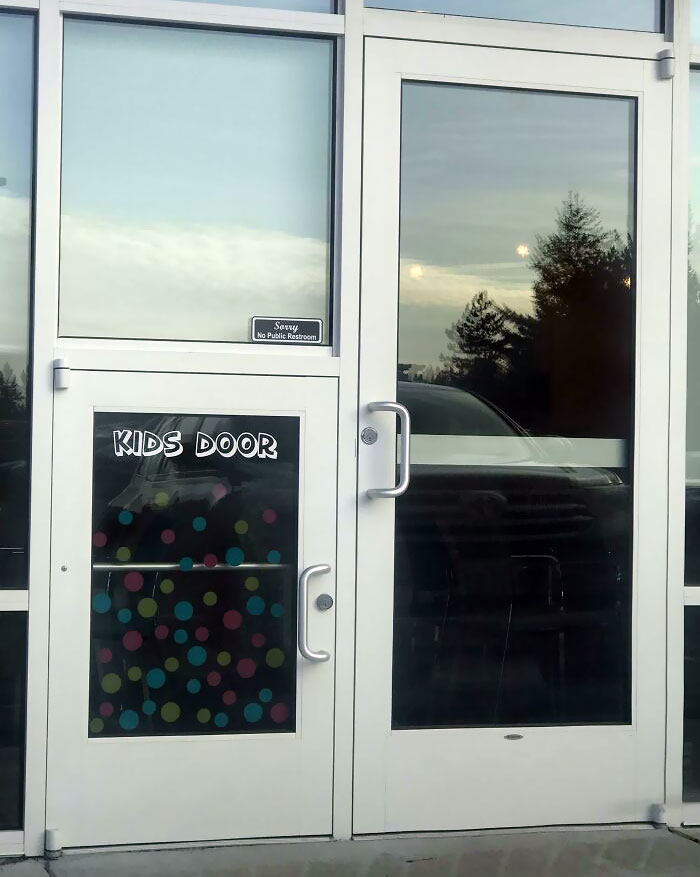 This Kids' Door At My Dentist's Office