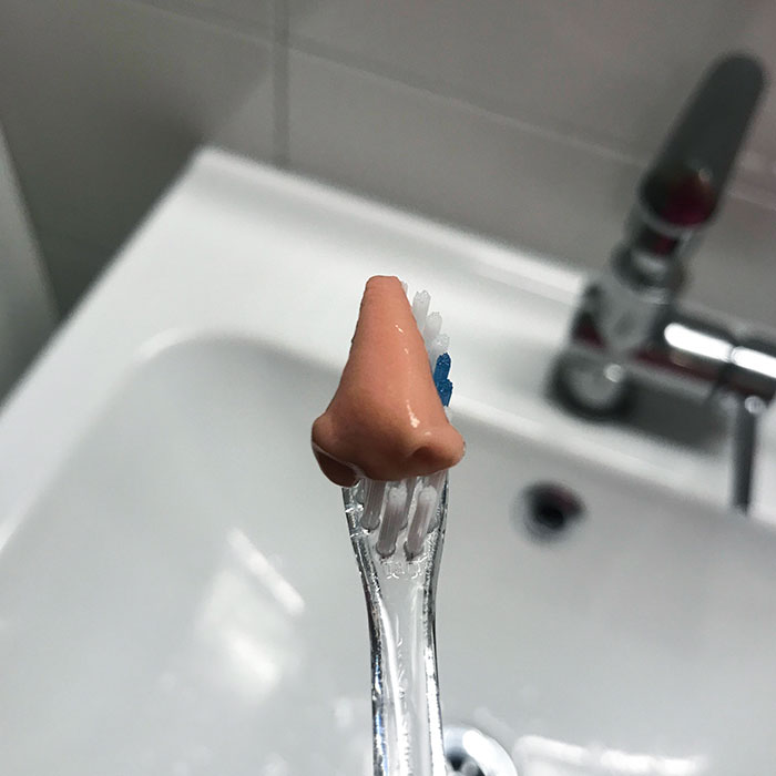 My Toothpaste Came Out Looking Like A Nose