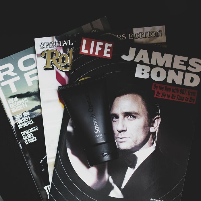 James Bond on the magazine