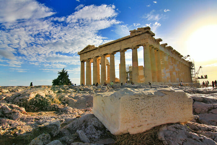 Parthenon Temple at Athen Greece