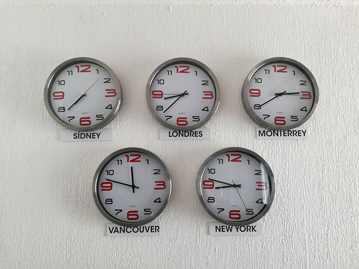 Photo of wall clocks