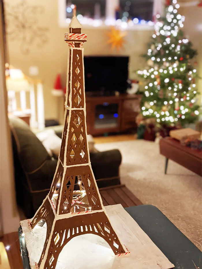 Gingerbread Eiffel Tower.