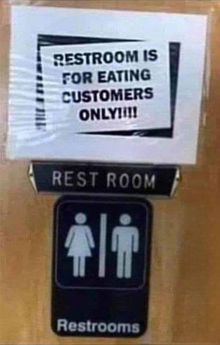 That Bathroom Must Be Spotless If It's Fit For Dining
