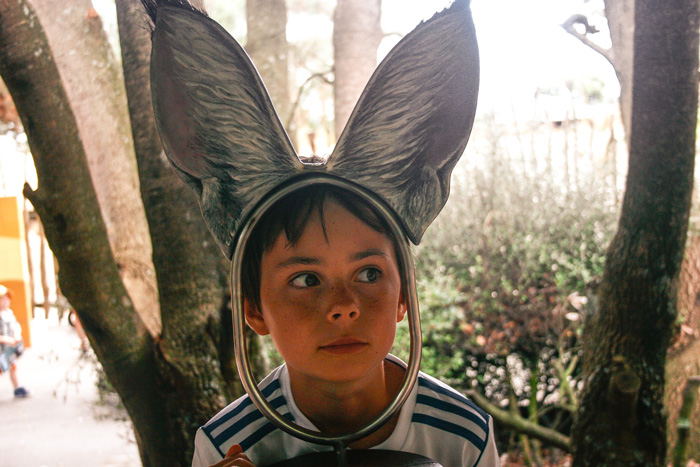 Kid with bat ears