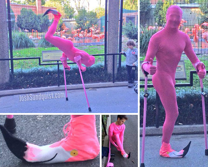 Every Halloween, This One-Legged Guy Makes A Brilliant Halloween Costume, Here Is His 2023 Look