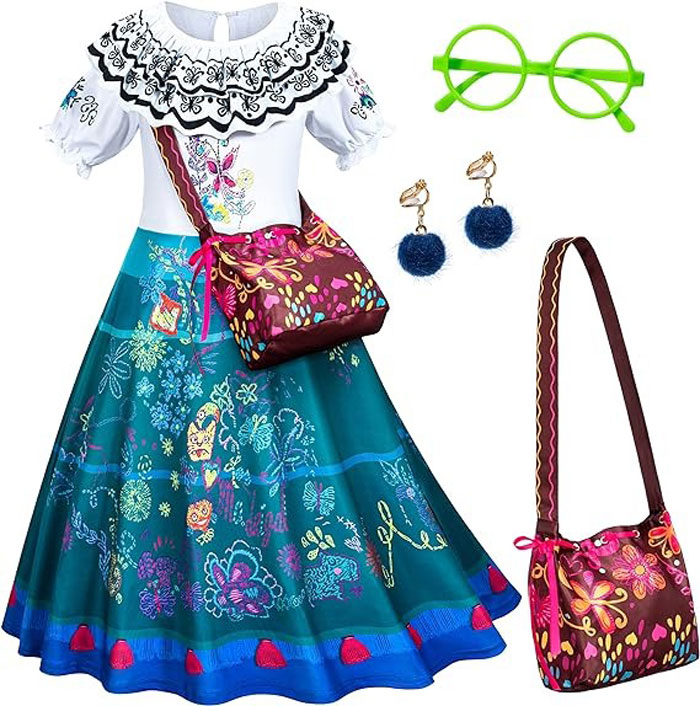 Tkaisebile Magic Family Encanto Princess Costume Dress: Make Your Little One's Dreams Come True!
