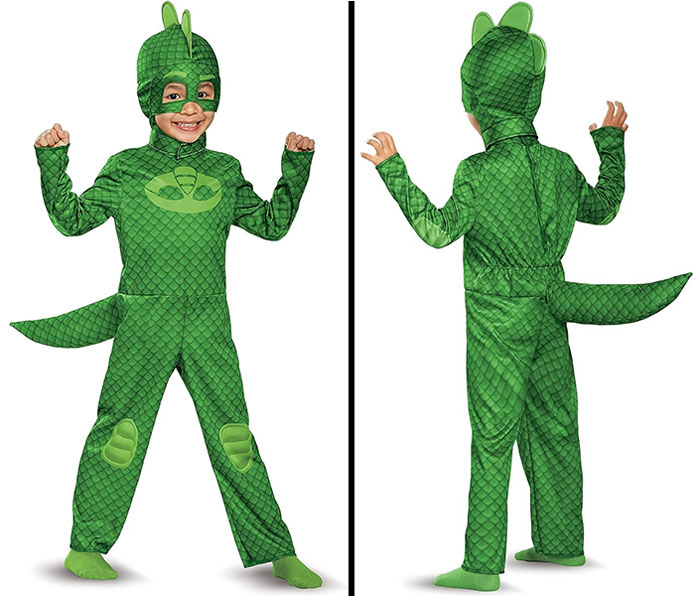 Disguise Green Gekko Costume: Join The Pj Masks Team In Style