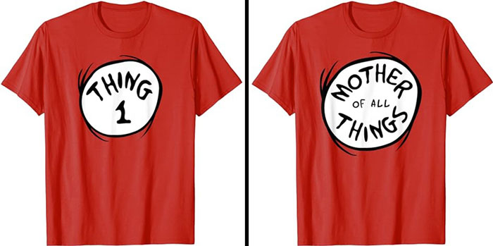 Dr. Seuss Thing 1 Tee: Classic Fit For Little Ones