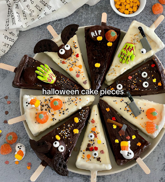 Cheesecake On A Stick – Halloween Edition