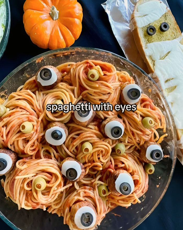 Spaghetti With Eyes