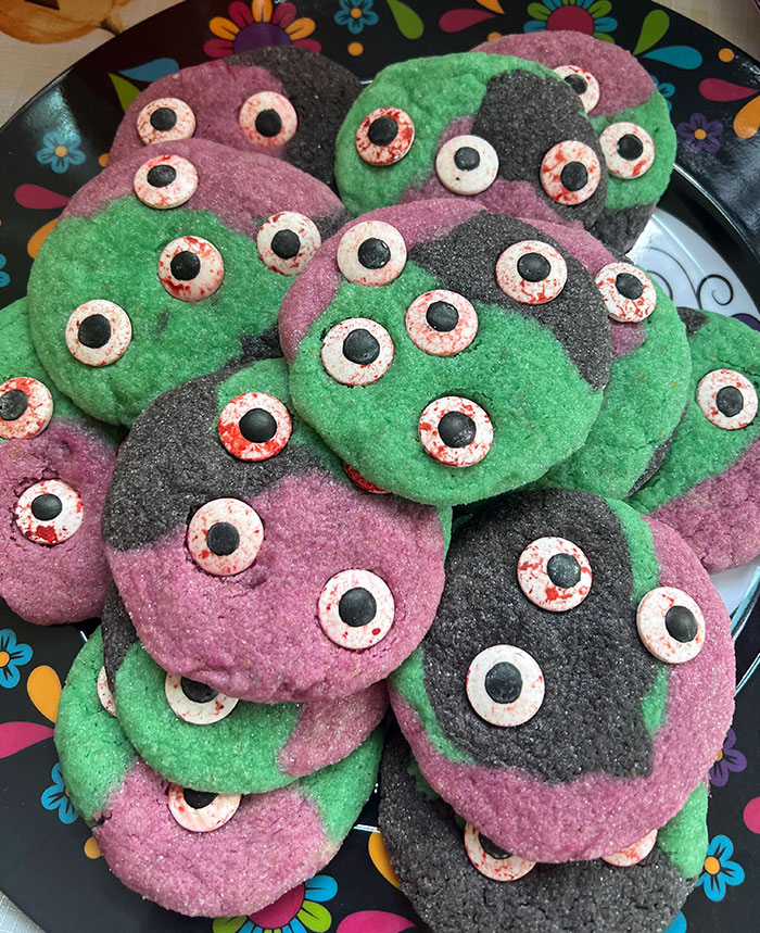 Monster Sugar Cookies For A Halloween Party