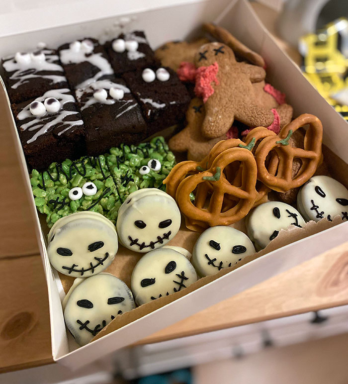 My Halloween-Themed Box I Made For The Office