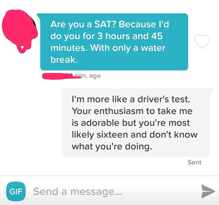 The Best Tinder Response I Have Ever Seen