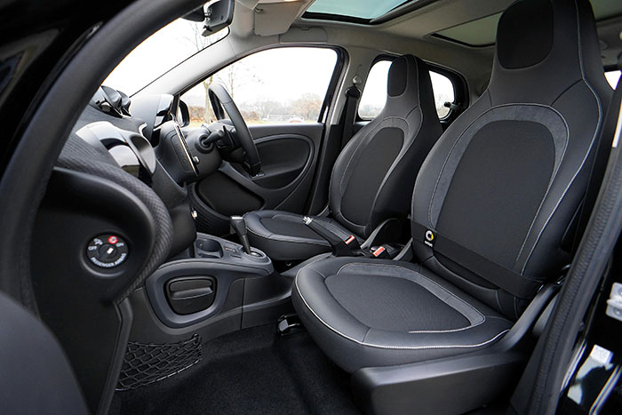 Clean Black Vehicle Interior Clean Black Vehicle Interior