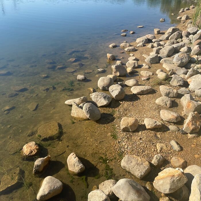 Rocks Near A Lake
