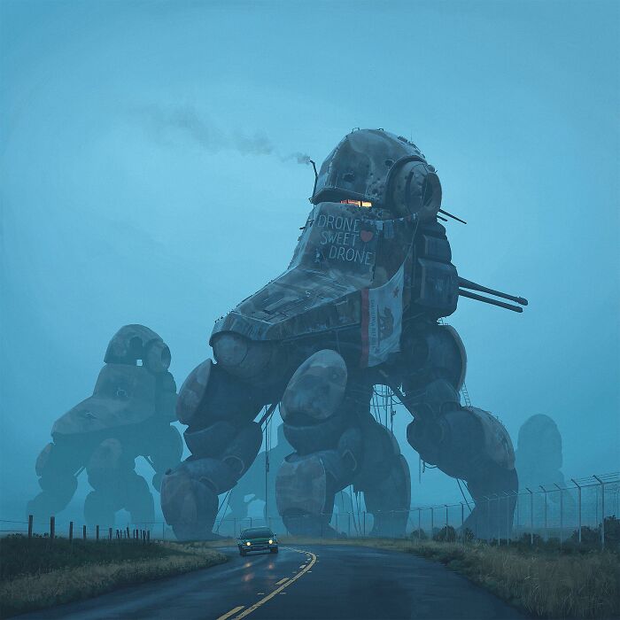 Atmosphere II By Simon Stalenhag