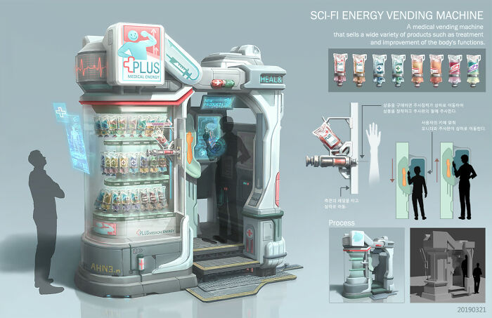 Sci-Fi Vending Machine By Su J Ahn