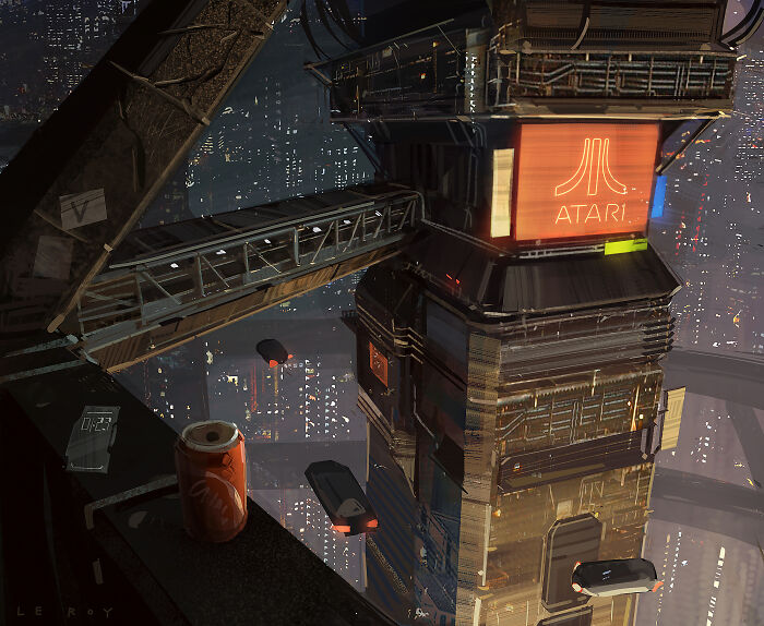 Can Of Coke & Atari, By Me