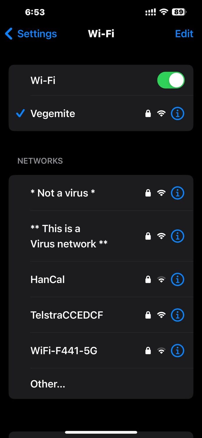 I’m In A Competition With My Neighbours For Wi-Fi Names