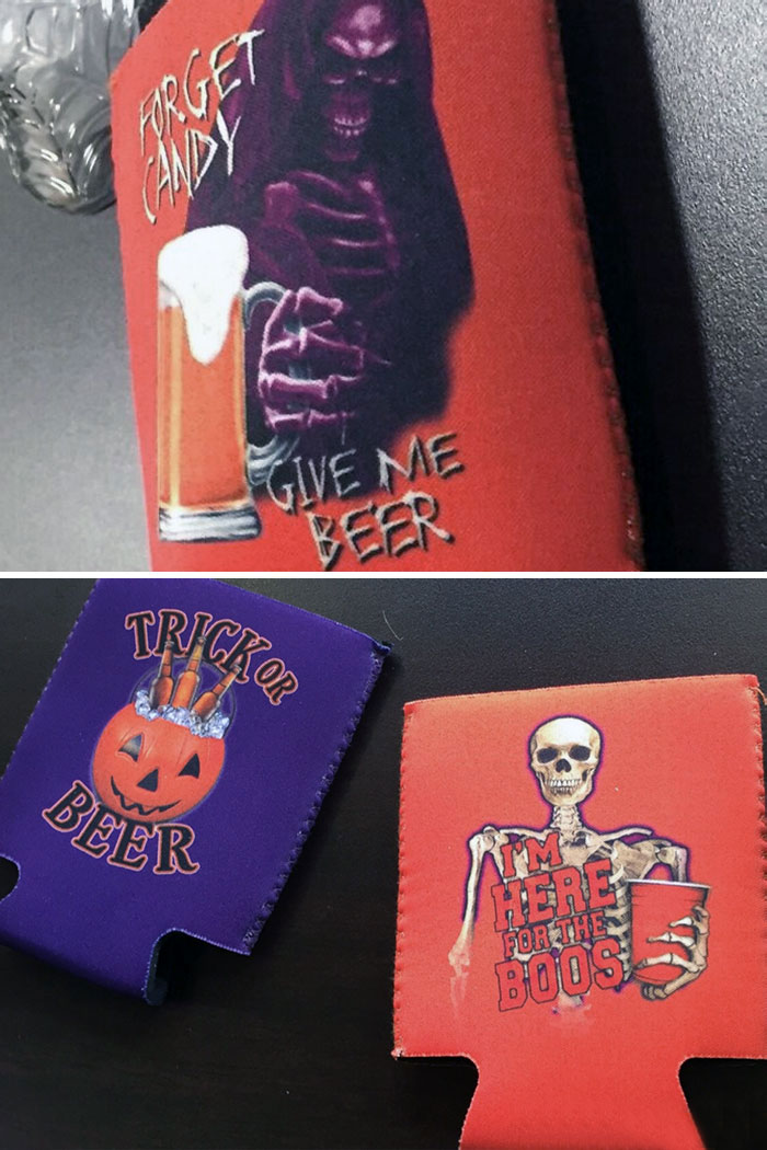 I Work At A Sober Living Treatment Program, And These Are Some Of The "Prizes" My Coworker Gave To Our Clients At The Halloween Party Last Week