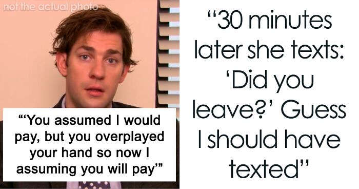 Guy Gets Petty Revenge On His Date Who Didn’t Bother To Lift Her Eyes From Her Phone