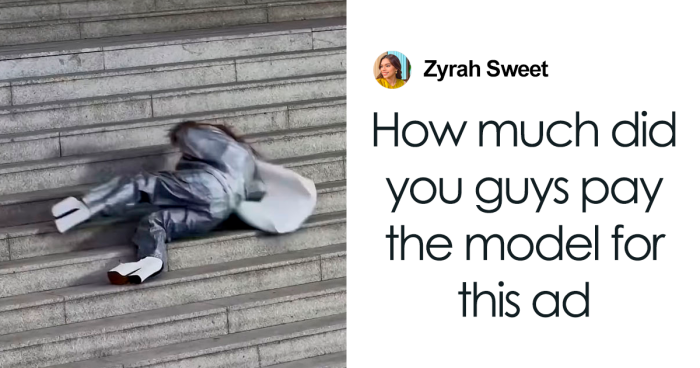 Model Wearing Infamous 7-Inch Platforms Falls Down Staircase For Marc Jacobs’ Campaign