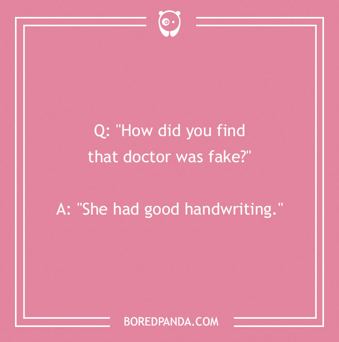 Medical Jokes To Be Taken Twice A Day