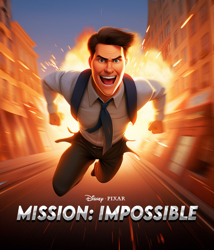 Tom Cruise In Mission Impossible: An Animated Action Adventure!