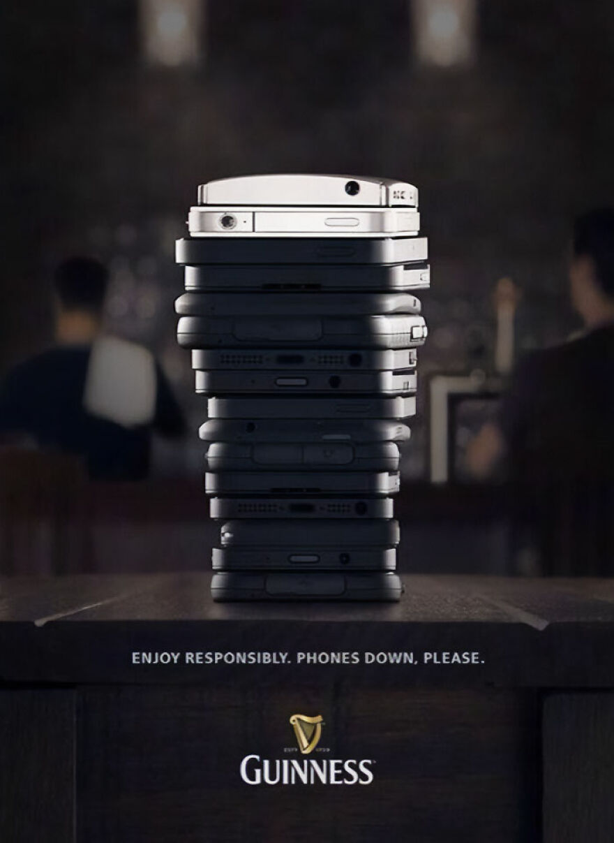 Guinness: Phones Down, Please