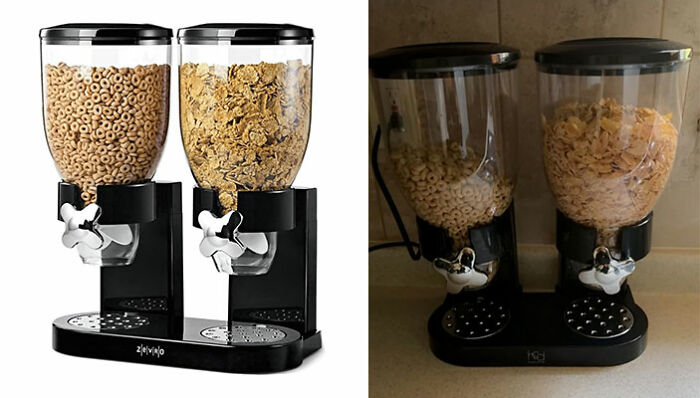 Recreate Unlimited Breakfast Joy With A Cereal Dispenser - Feel The Hotel Buffet Love In Your Own Kitchen!