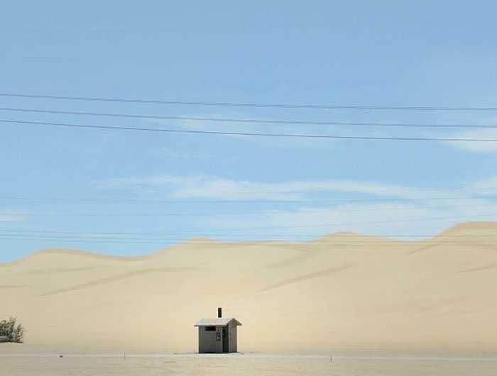 The Sand Dunes Where Star Wars Were Filmed Dosn't Look Real. It Looks Like Someone Drew Them